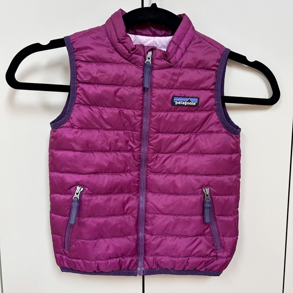 Patagonia purple (violet red) Baby Down Sweater Vest - sz 3T - Picture 1 of 8